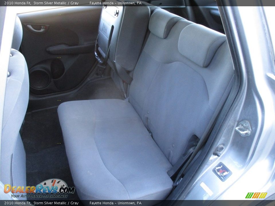 2010 Honda Fit Storm Silver Metallic / Gray Photo #8