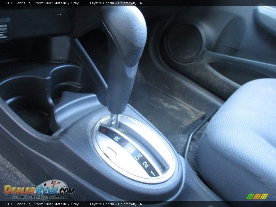2010 Honda Fit Storm Silver Metallic / Gray Photo #11