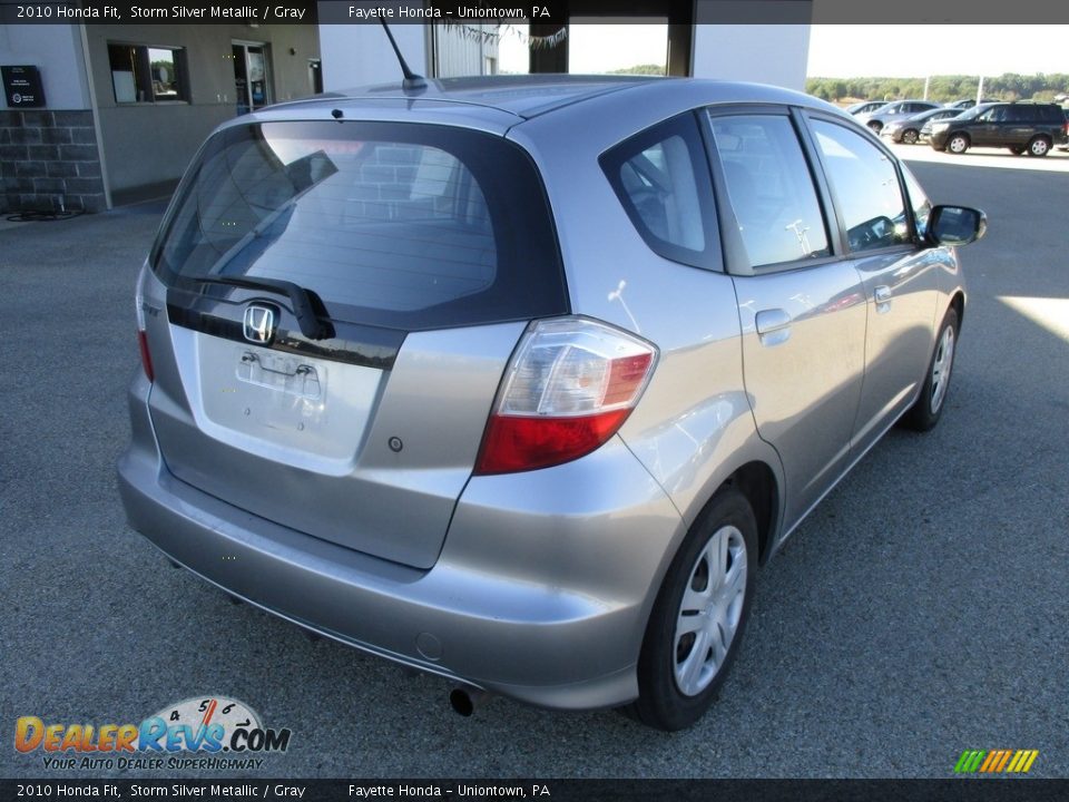 2010 Honda Fit Storm Silver Metallic / Gray Photo #17
