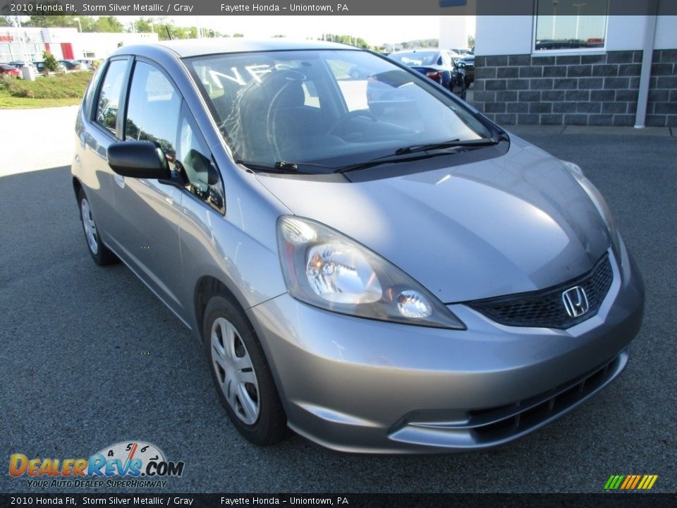2010 Honda Fit Storm Silver Metallic / Gray Photo #18