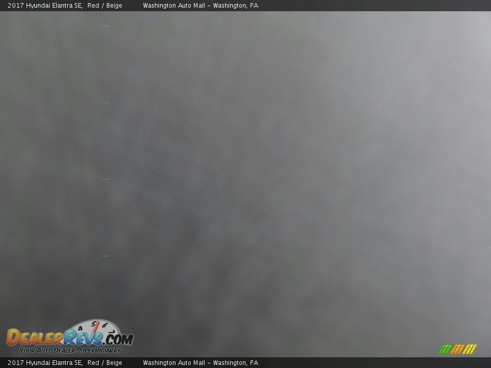 2017 Hyundai Elantra SE Red / Beige Photo #10