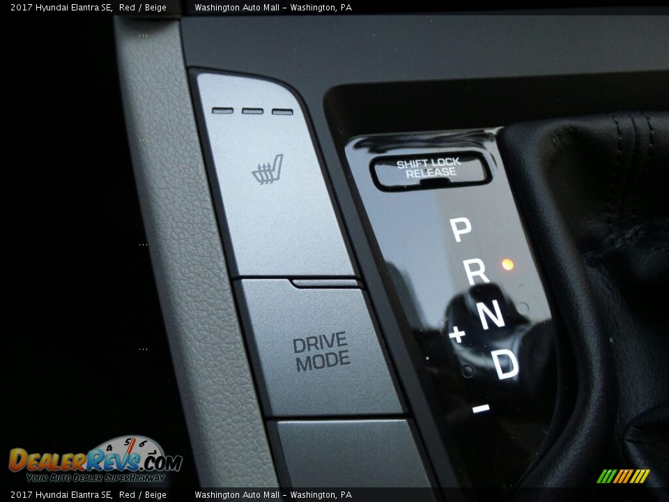 2017 Hyundai Elantra SE Red / Beige Photo #31