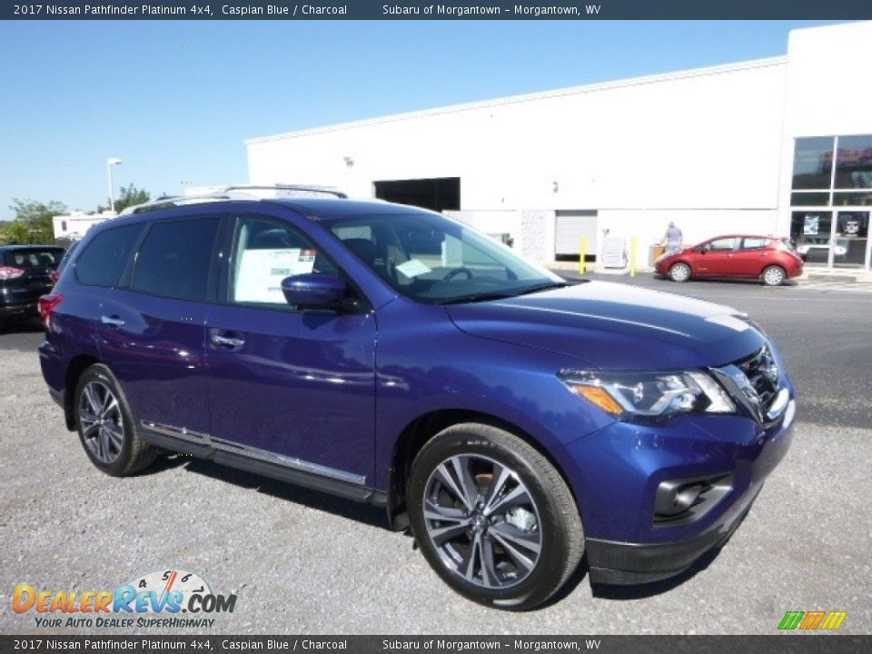 Caspian Blue 2017 Nissan Pathfinder Platinum 4x4 Photo #1