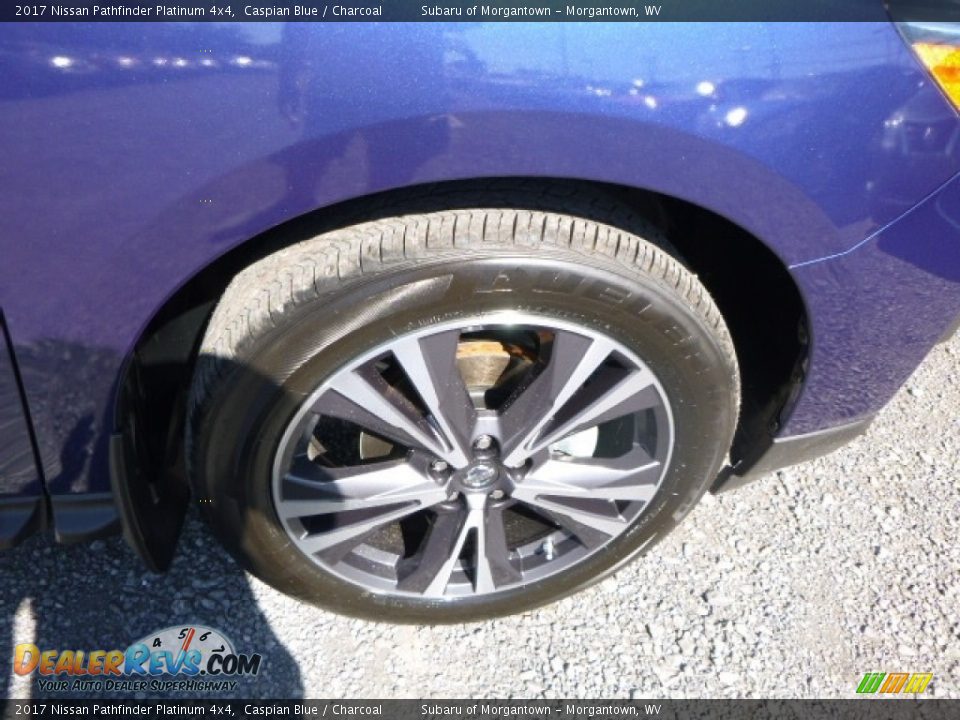2017 Nissan Pathfinder Platinum 4x4 Caspian Blue / Charcoal Photo #2