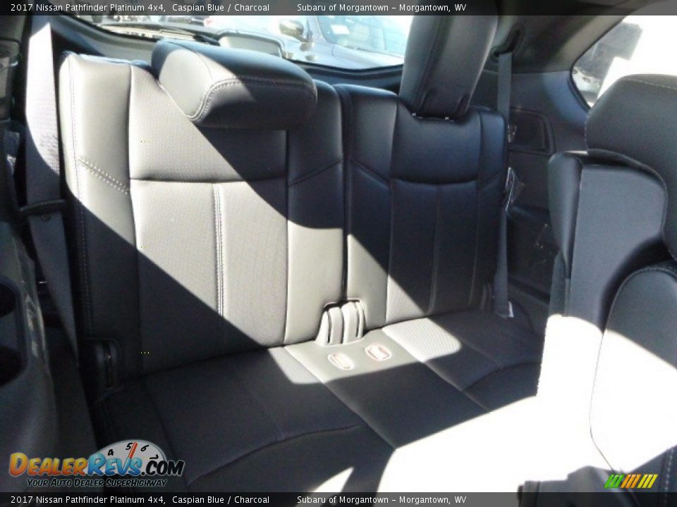 Rear Seat of 2017 Nissan Pathfinder Platinum 4x4 Photo #7