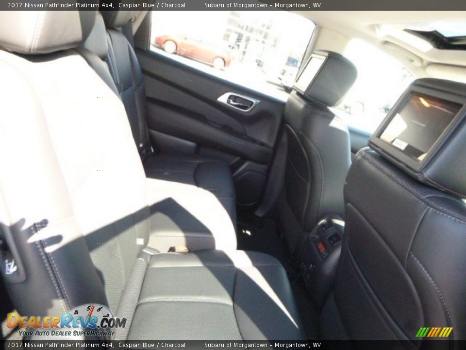 2017 Nissan Pathfinder Platinum 4x4 Caspian Blue / Charcoal Photo #8