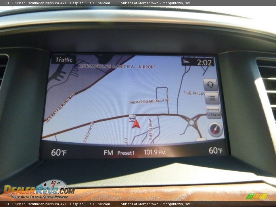 Navigation of 2017 Nissan Pathfinder Platinum 4x4 Photo #20