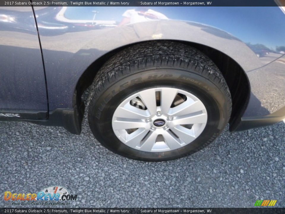 2017 Subaru Outback 2.5i Premium Twilight Blue Metallic / Warm Ivory Photo #2