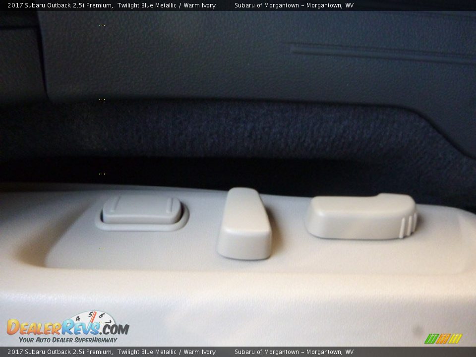 2017 Subaru Outback 2.5i Premium Twilight Blue Metallic / Warm Ivory Photo #20