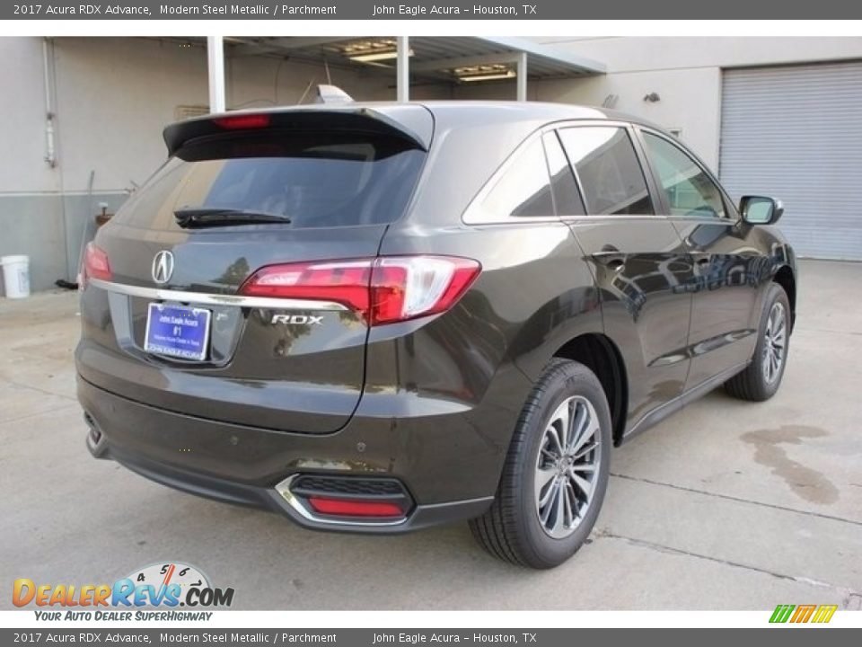 2017 Acura RDX Advance Modern Steel Metallic / Parchment Photo #7