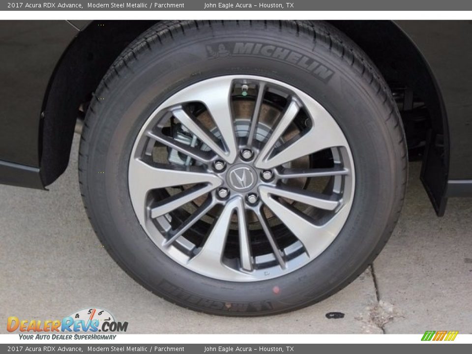 2017 Acura RDX Advance Modern Steel Metallic / Parchment Photo #11