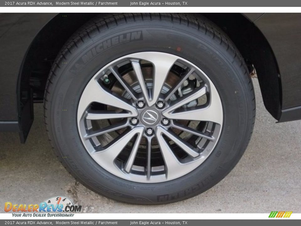 2017 Acura RDX Advance Modern Steel Metallic / Parchment Photo #13