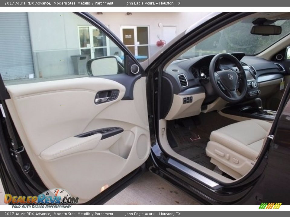 2017 Acura RDX Advance Modern Steel Metallic / Parchment Photo #14