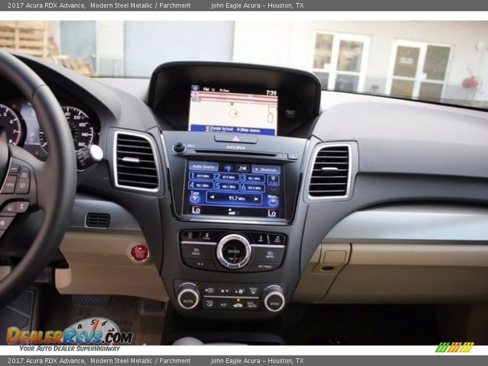 2017 Acura RDX Advance Modern Steel Metallic / Parchment Photo #28