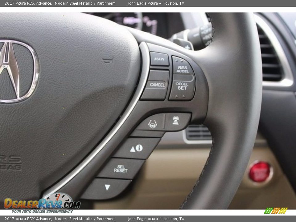 2017 Acura RDX Advance Modern Steel Metallic / Parchment Photo #35