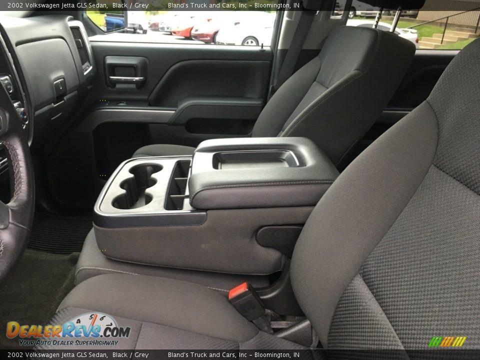 2002 Volkswagen Jetta GLS Sedan Black / Grey Photo #28