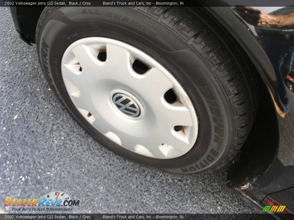2002 Volkswagen Jetta GLS Sedan Black / Grey Photo #35