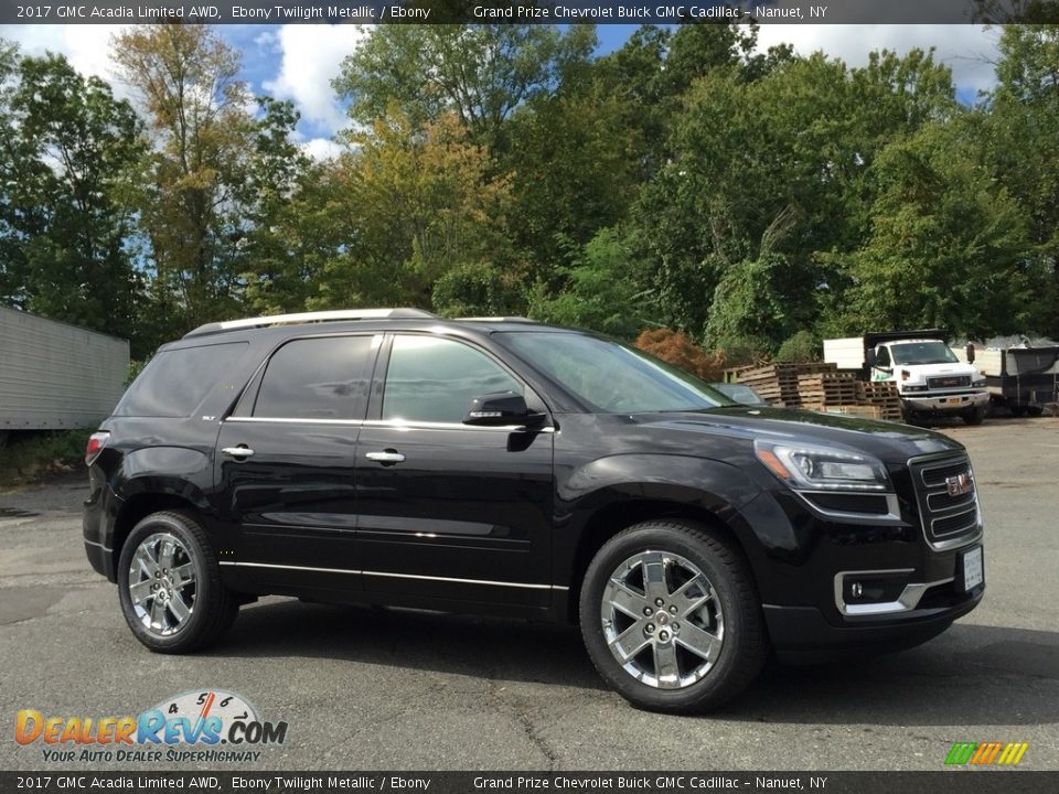 2017 GMC Acadia Limited AWD Ebony Twilight Metallic / Ebony Photo #3