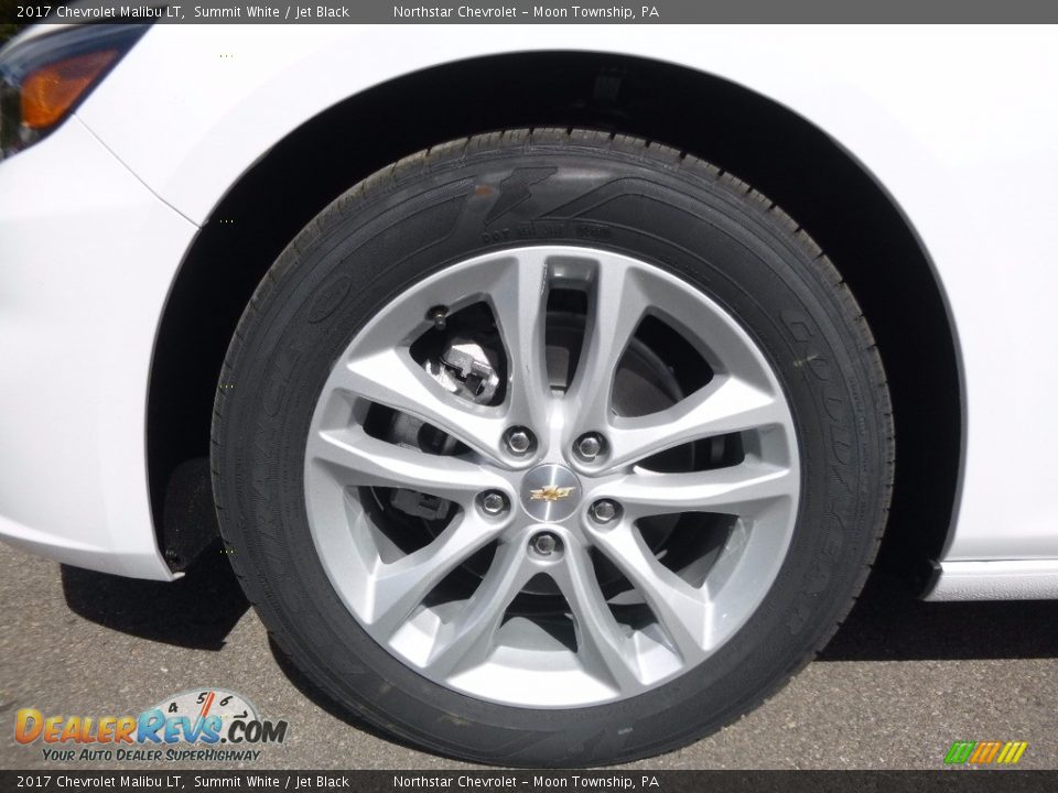 2017 Chevrolet Malibu LT Summit White / Jet Black Photo #9