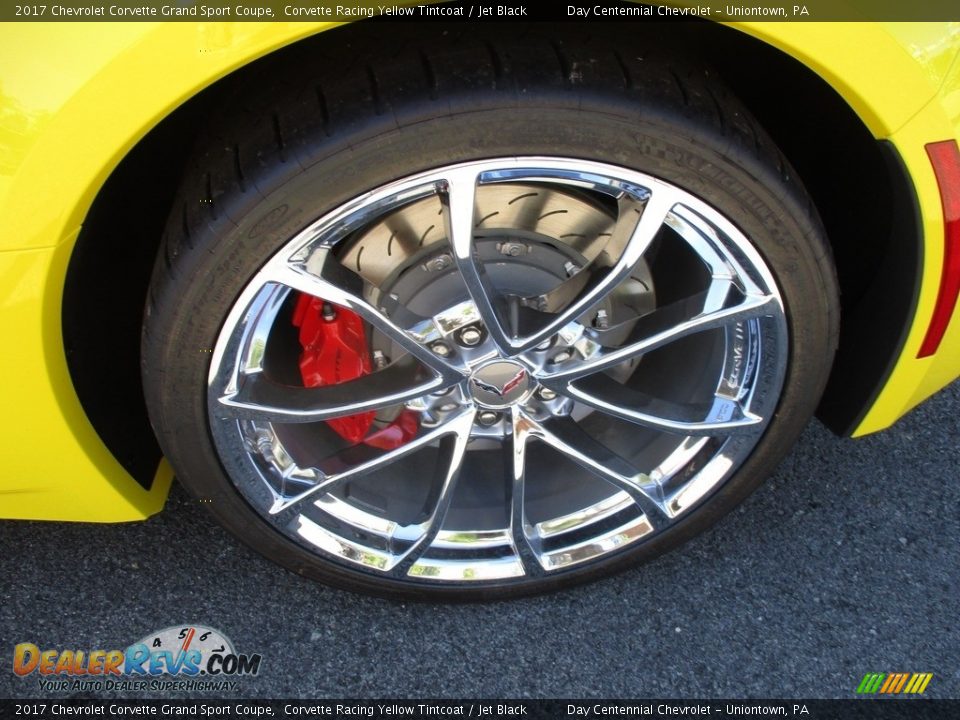 2017 Chevrolet Corvette Grand Sport Coupe Corvette Racing Yellow Tintcoat / Jet Black Photo #3