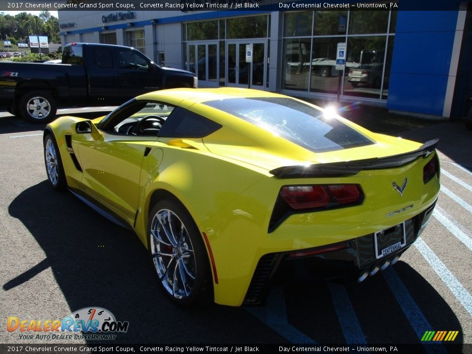 2017 Chevrolet Corvette Grand Sport Coupe Corvette Racing Yellow Tintcoat / Jet Black Photo #4