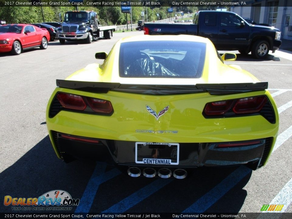 2017 Chevrolet Corvette Grand Sport Coupe Corvette Racing Yellow Tintcoat / Jet Black Photo #5