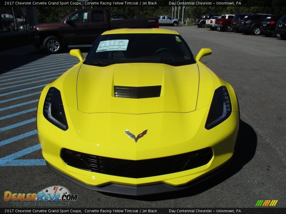 2017 Chevrolet Corvette Grand Sport Coupe Corvette Racing Yellow Tintcoat / Jet Black Photo #10