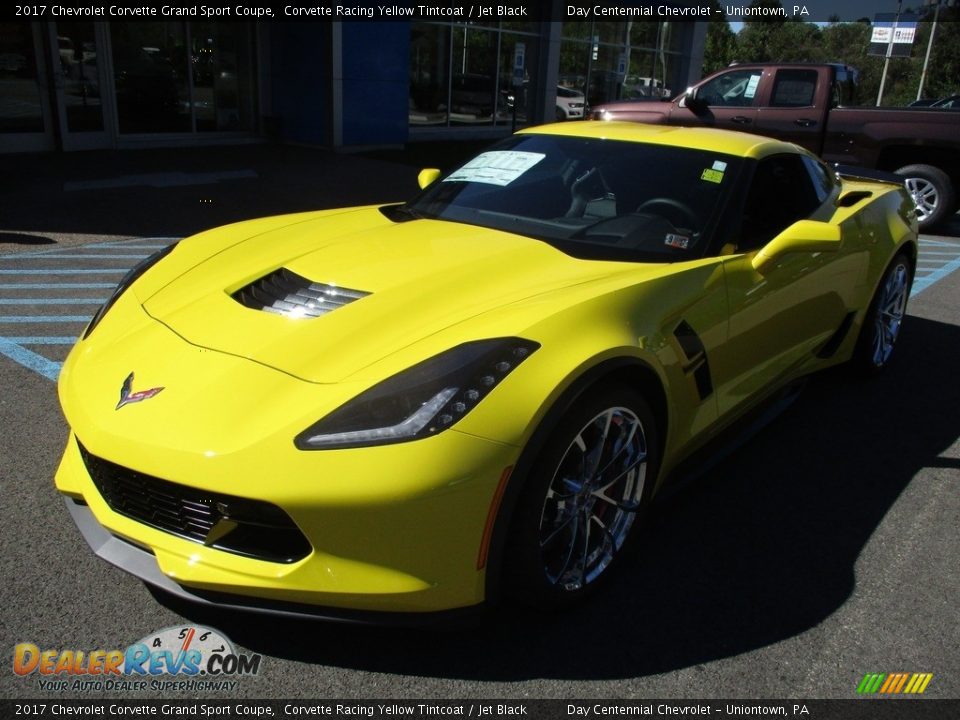 2017 Chevrolet Corvette Grand Sport Coupe Corvette Racing Yellow Tintcoat / Jet Black Photo #11