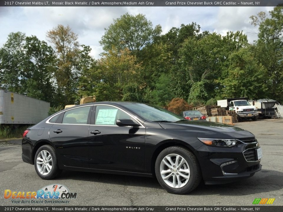 2017 Chevrolet Malibu LT Mosaic Black Metallic / Dark Atmosphere/Medium Ash Gray Photo #3