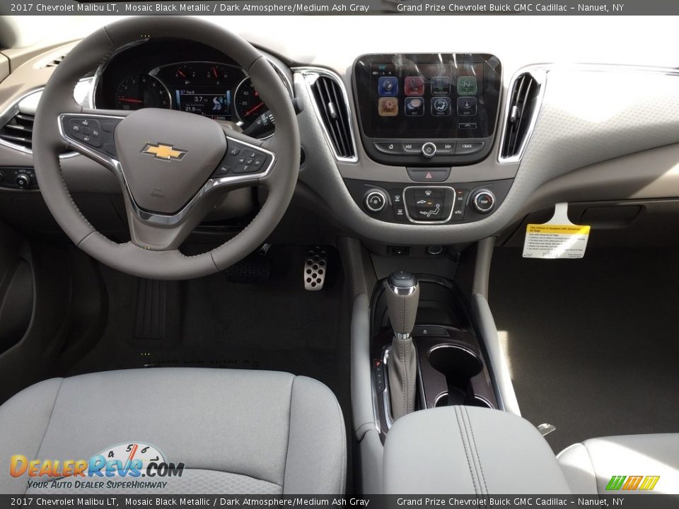 2017 Chevrolet Malibu LT Mosaic Black Metallic / Dark Atmosphere/Medium Ash Gray Photo #8