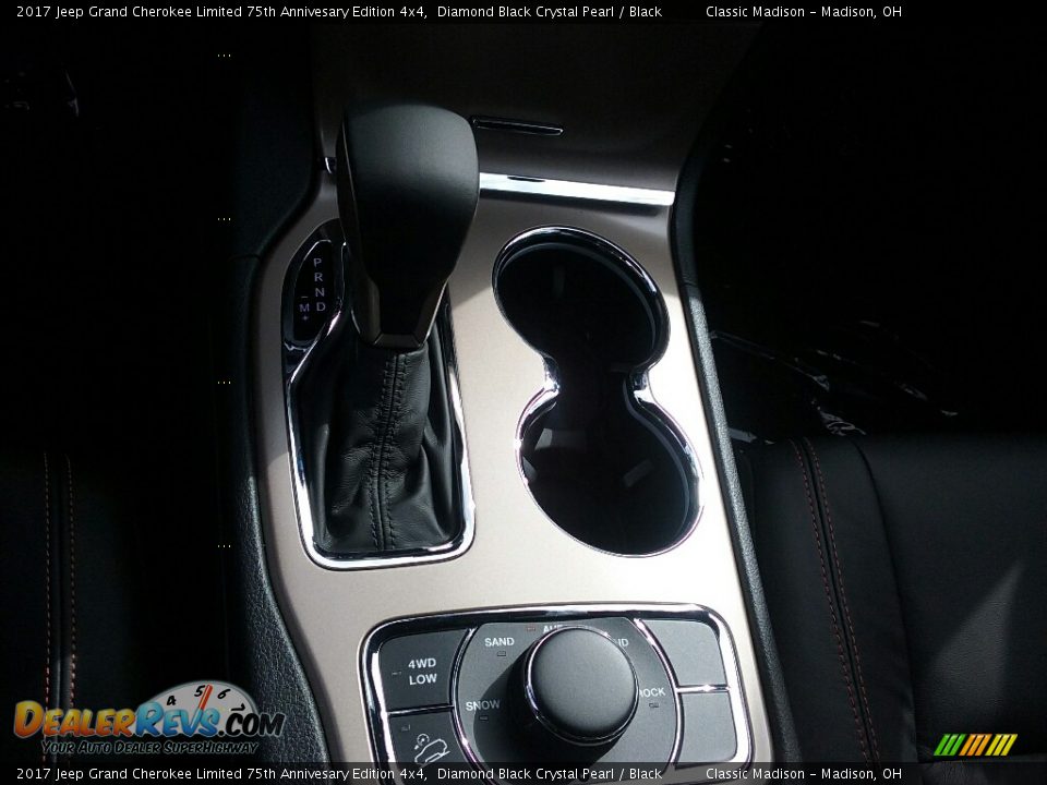2017 Jeep Grand Cherokee Limited 75th Annivesary Edition 4x4 Diamond Black Crystal Pearl / Black Photo #7