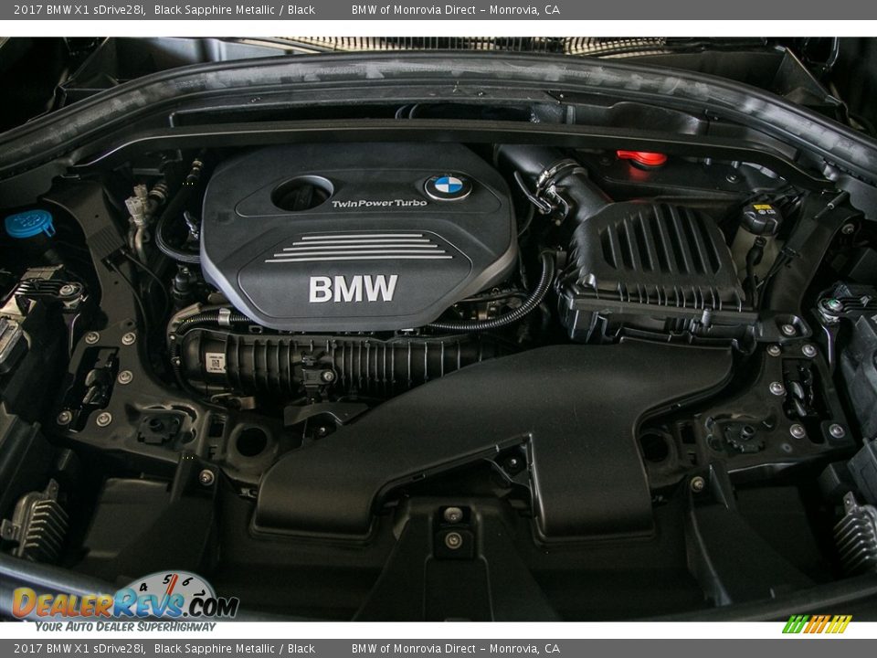 2017 BMW X1 sDrive28i 2.0 Liter Twin-Power Turbocharged DOHC 16-Valve VVT 4 Cylinder Engine Photo #8