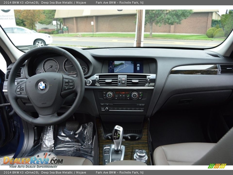 2014 BMW X3 xDrive28i Deep Sea Blue Metallic / Mojave Photo #15