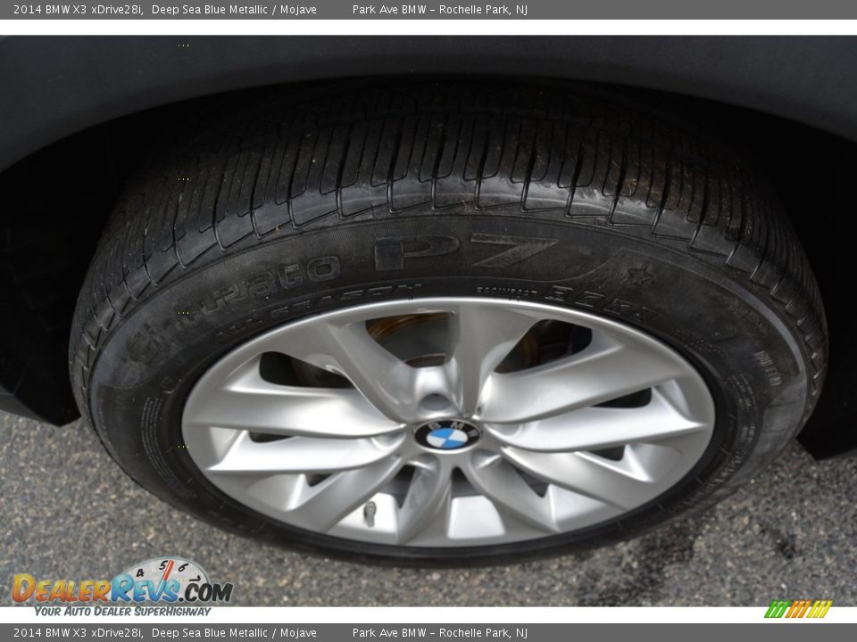 2014 BMW X3 xDrive28i Deep Sea Blue Metallic / Mojave Photo #33