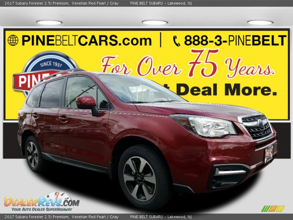 2017 Subaru Forester 2.5i Premium Venetian Red Pearl / Gray Photo #1