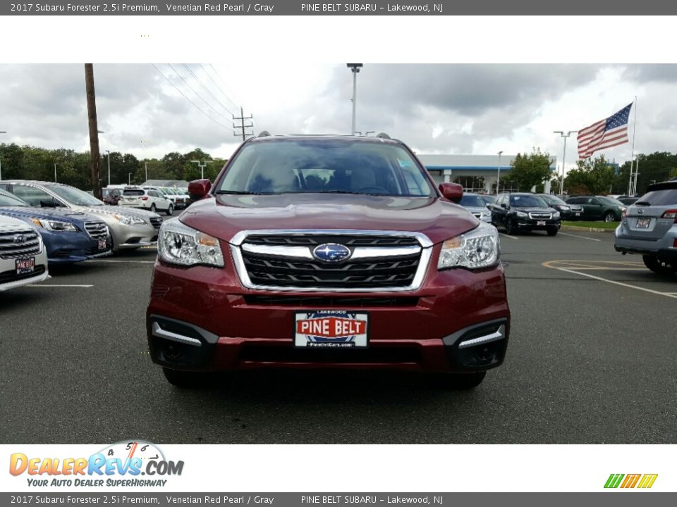 2017 Subaru Forester 2.5i Premium Venetian Red Pearl / Gray Photo #2