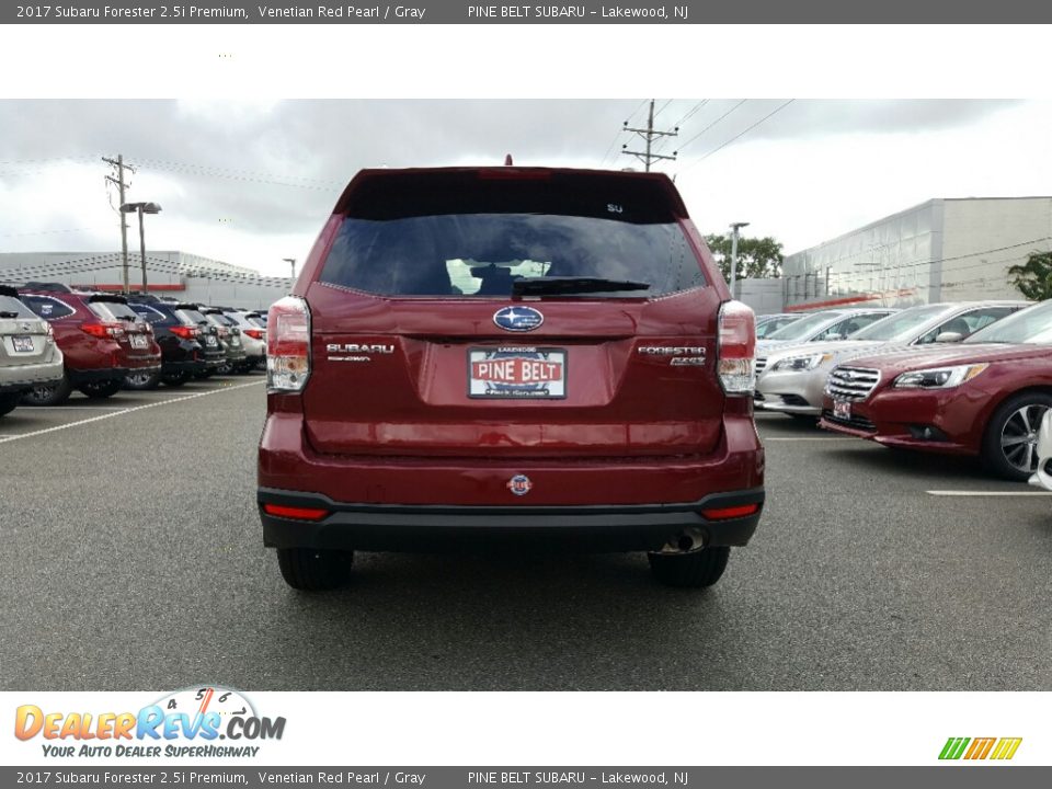 2017 Subaru Forester 2.5i Premium Venetian Red Pearl / Gray Photo #5