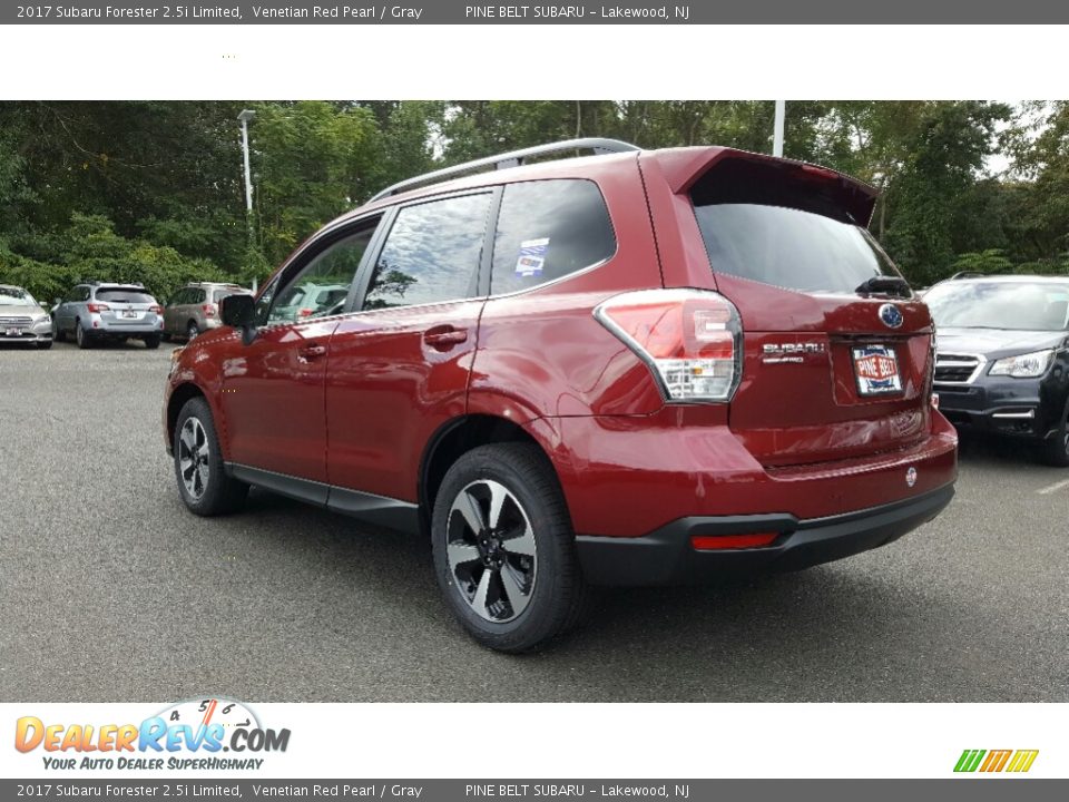 2017 Subaru Forester 2.5i Limited Venetian Red Pearl / Gray Photo #4