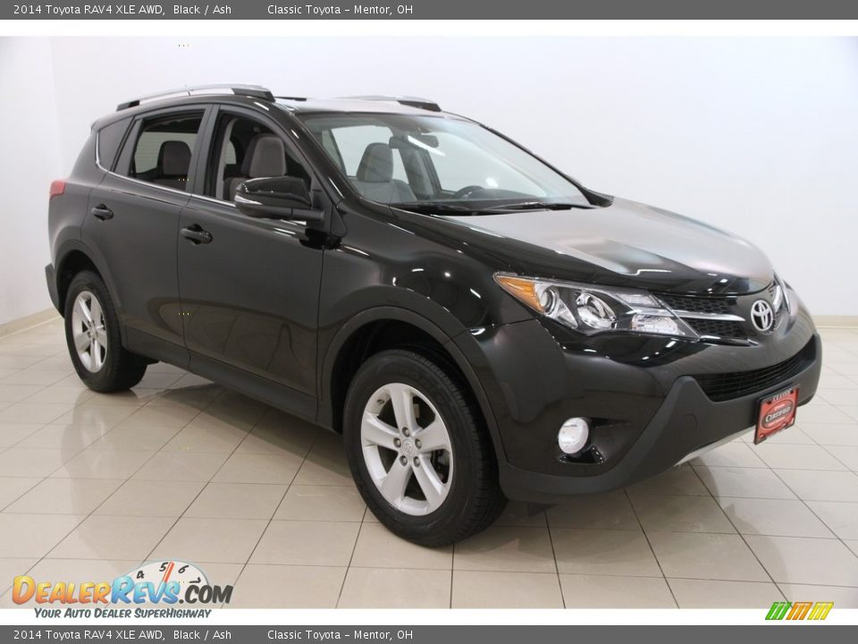 2014 Toyota RAV4 XLE AWD Black / Ash Photo #1