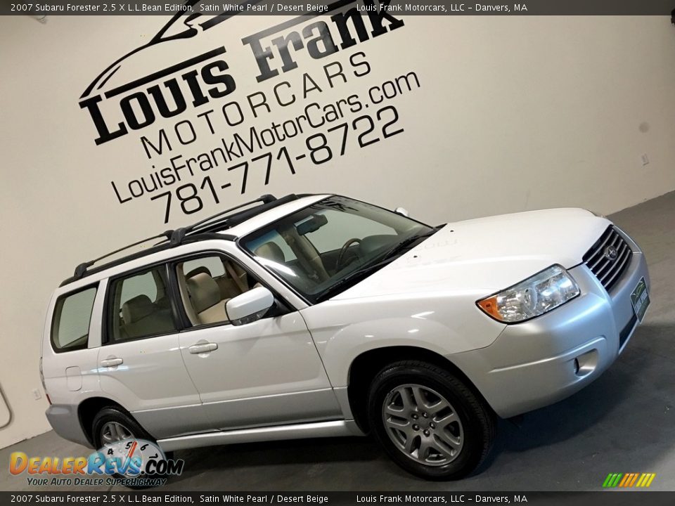 2007 Subaru Forester 2.5 X L.L.Bean Edition Satin White Pearl / Desert Beige Photo #17