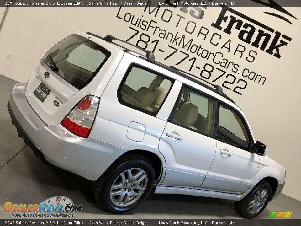 2007 Subaru Forester 2.5 X L.L.Bean Edition Satin White Pearl / Desert Beige Photo #19