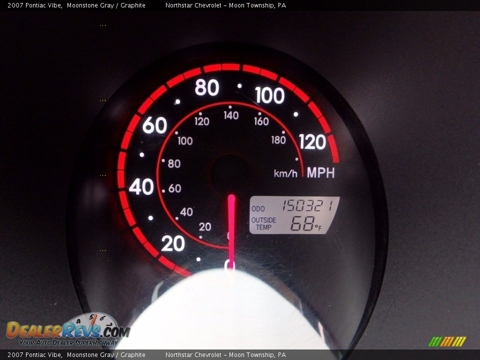2007 Pontiac Vibe Moonstone Gray / Graphite Photo #15