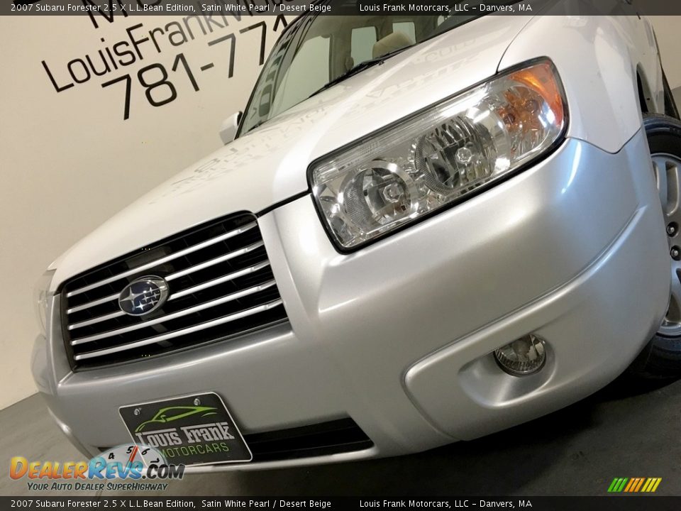 2007 Subaru Forester 2.5 X L.L.Bean Edition Satin White Pearl / Desert Beige Photo #24