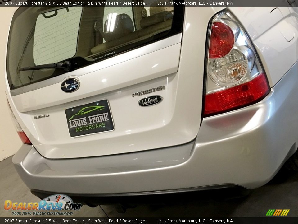 2007 Subaru Forester 2.5 X L.L.Bean Edition Satin White Pearl / Desert Beige Photo #27