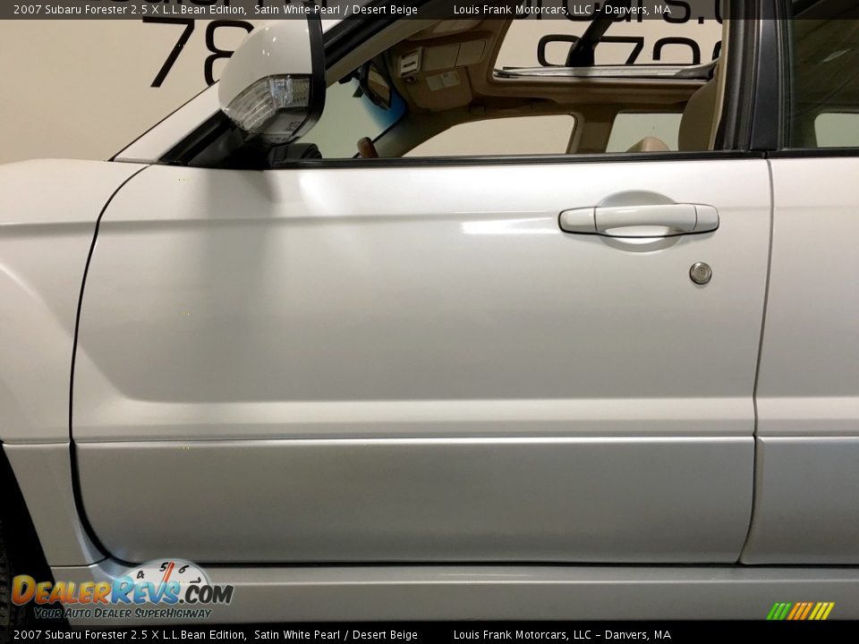 2007 Subaru Forester 2.5 X L.L.Bean Edition Satin White Pearl / Desert Beige Photo #32
