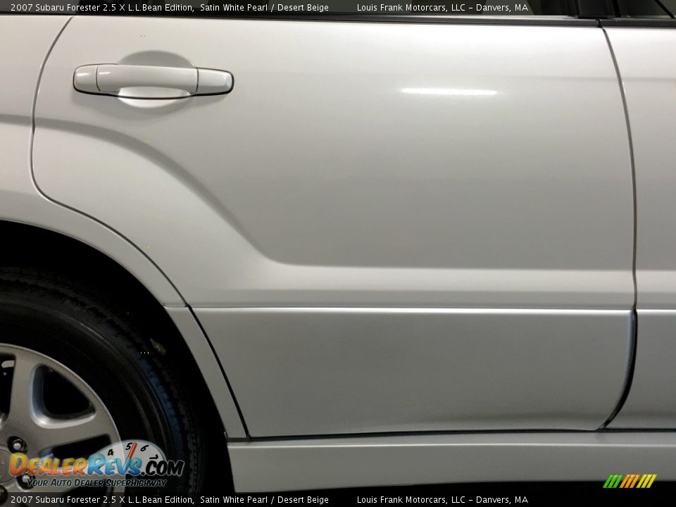 2007 Subaru Forester 2.5 X L.L.Bean Edition Satin White Pearl / Desert Beige Photo #35