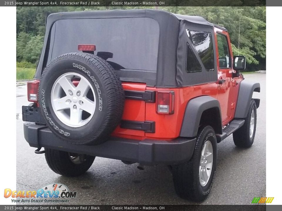 2015 Jeep Wrangler Sport 4x4 Firecracker Red / Black Photo #6