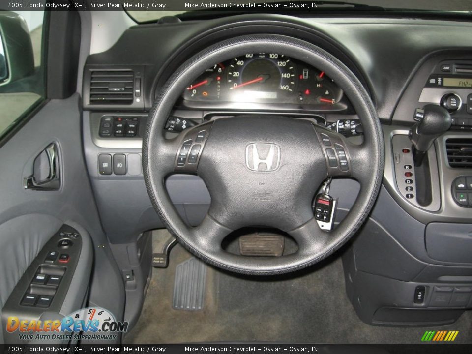 2005 Honda Odyssey EX-L Silver Pearl Metallic / Gray Photo #4