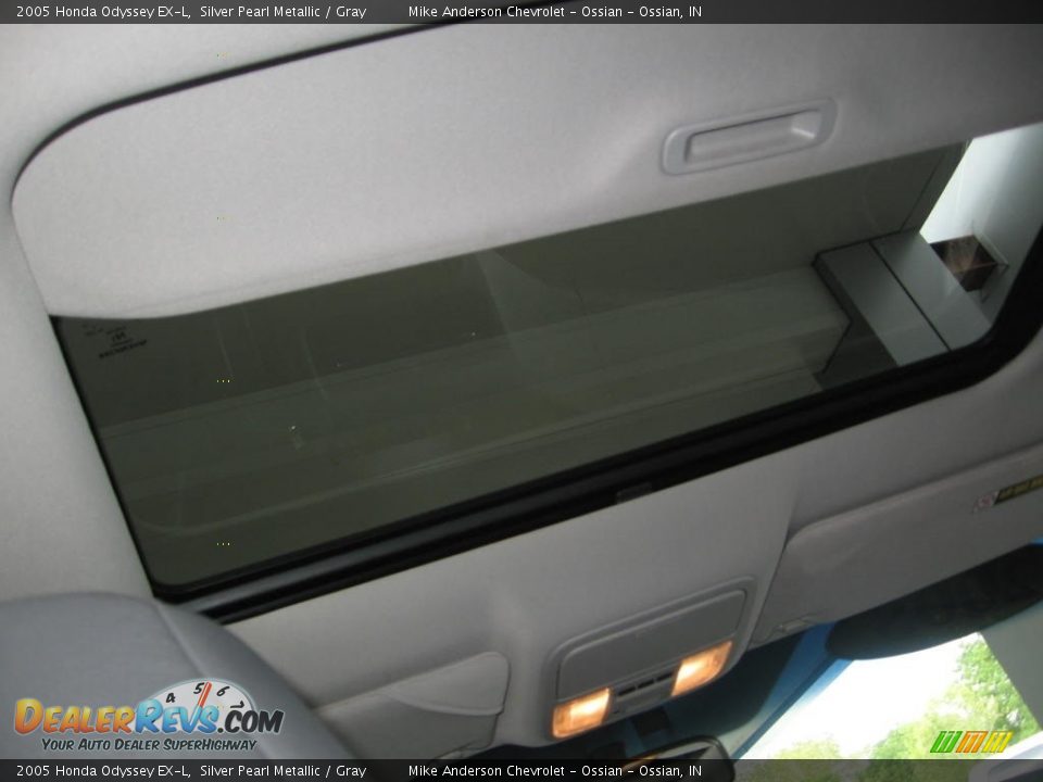 2005 Honda Odyssey EX-L Silver Pearl Metallic / Gray Photo #9