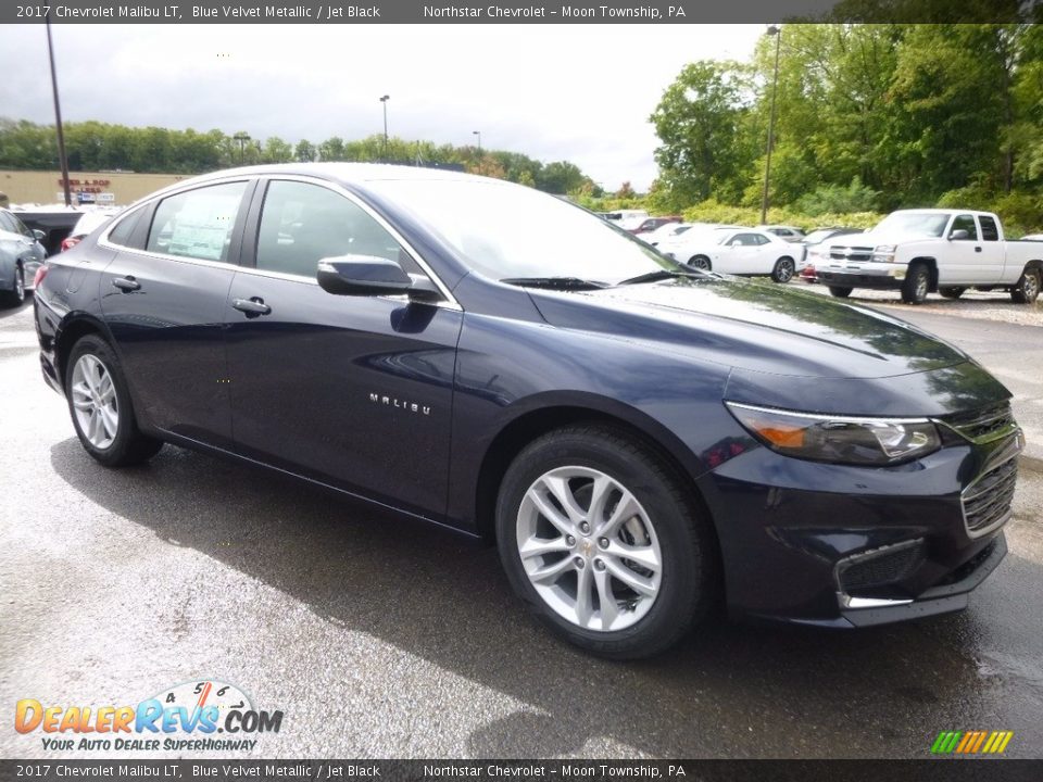 2017 Chevrolet Malibu LT Blue Velvet Metallic / Jet Black Photo #3